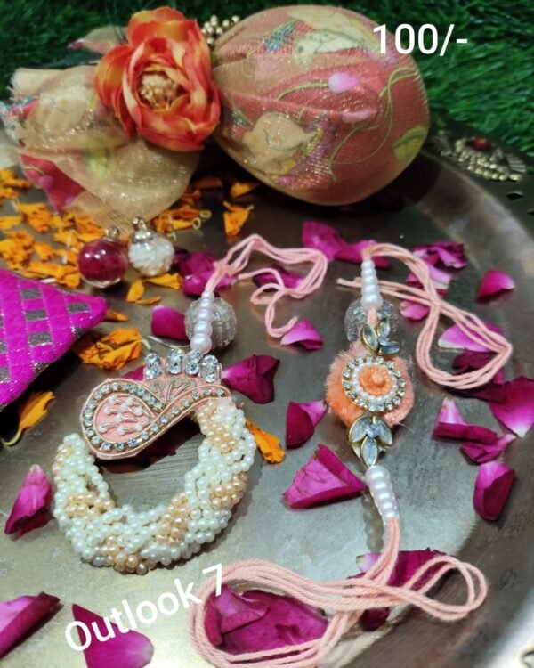 Pearl Pair Rakhi