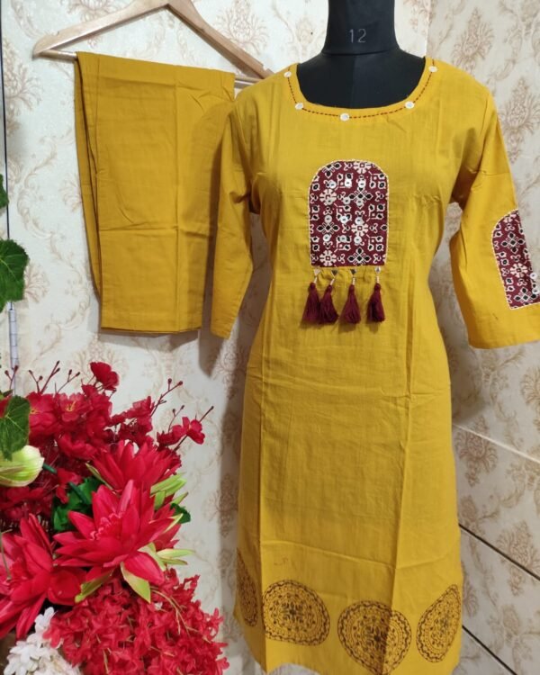 Cotton Patch work Suit
