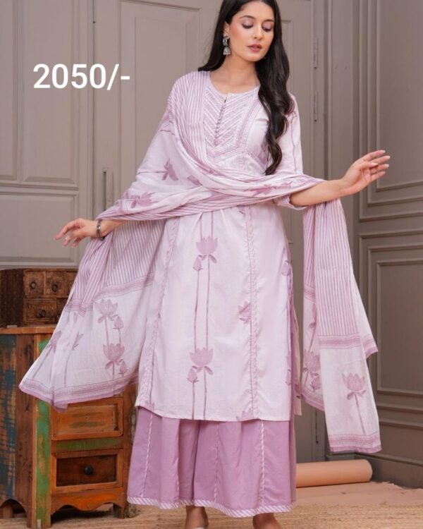 Cotton Palazzo Suit