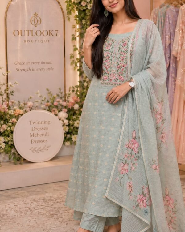 Kota Doriya Unstitched Suit