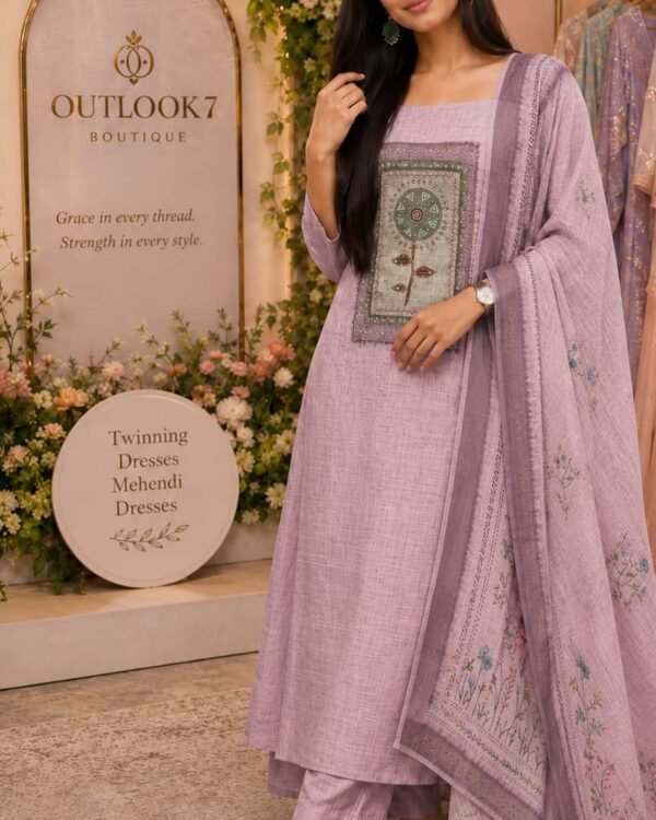 Zardozi work Unstitched Suit