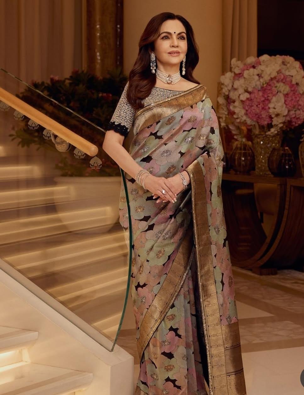 Nita Ambani Inspired Saree