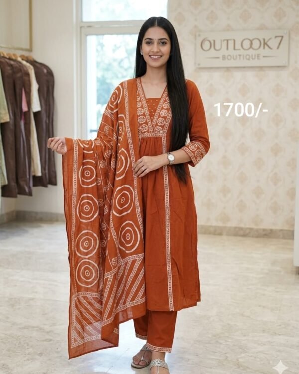 Rose Printed Suit
